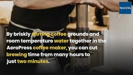 E20 | Press Here for Perfect Cold Brew coffee at Home | NewsUSA | English