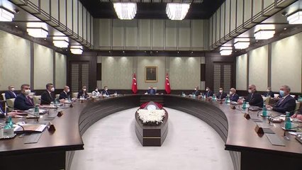 Cumhurbaşkanı Erdoğan, kabine toplantısına başkanlık etti