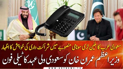 PM Imran Khan Holds Telephone Conversation With Saudi Crown Prince