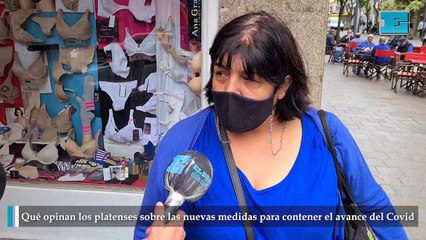 Qué opinan los platenses sobre las nuevas medidas para contener el avance del Covid