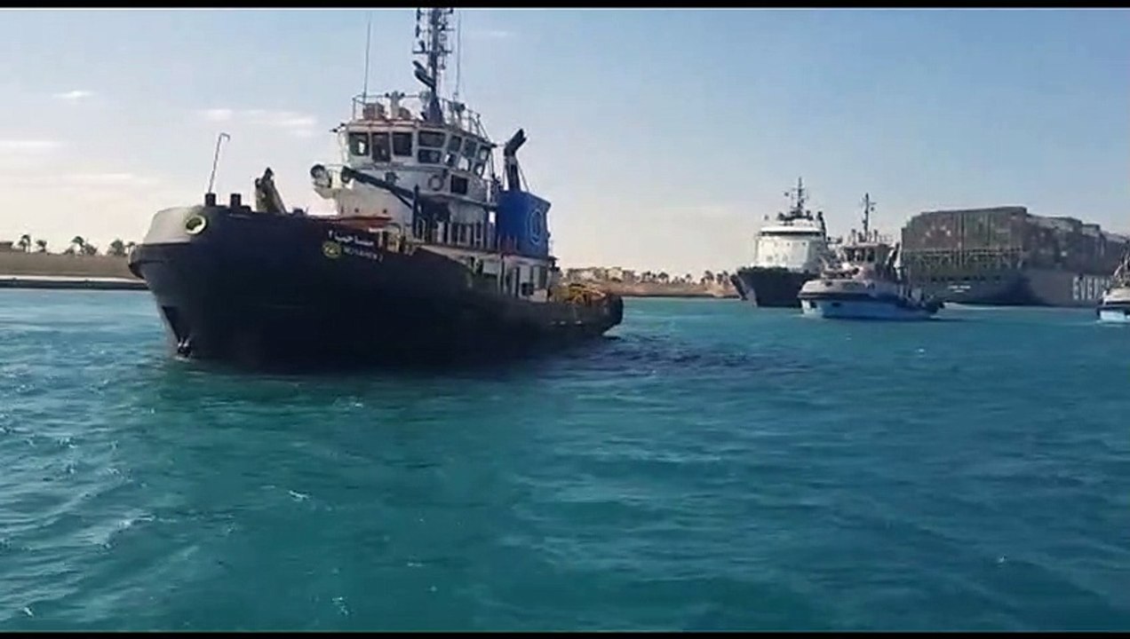 Se reanuda el tráfico marítimo en el canal de Suez tras el reflote del Ever Given