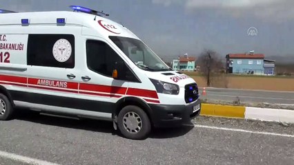 KONYA - İki otomobil çarpıştı: 7 yaralı