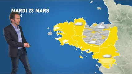 Bulletin météo pour le mardi 23 mars