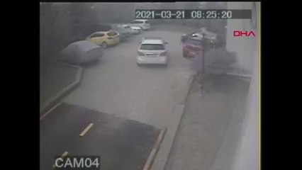 ANKARA-Ankara'da komşuların otopark kavgası kamerada