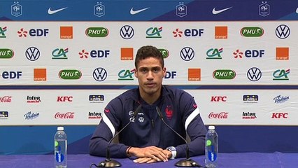 Varane : « Benzema est un top joueur » - Foot - Bleus