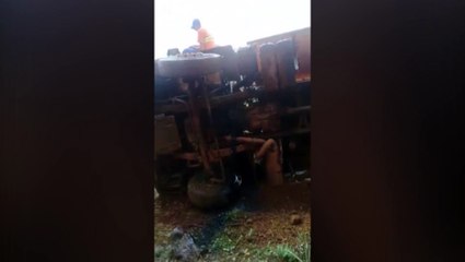 Acidente é registrado na rodovia PR-486, em Cascavel