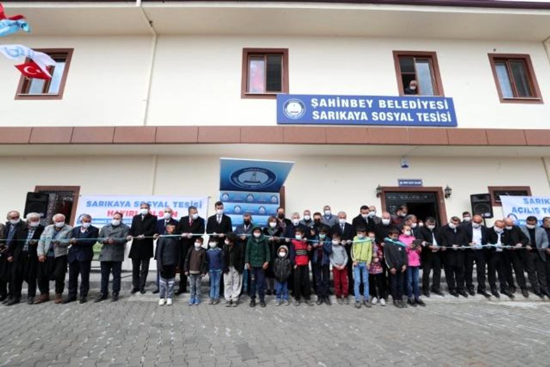 Şahinbey'den bir tesis de Sarıkaya Mahallesine