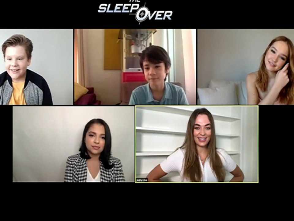 The Sleepover Cast Reveal The Best On-Set Hype-Person