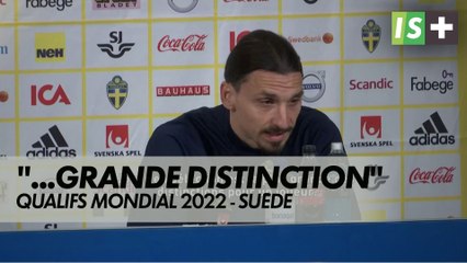 Zlatan Ibrahimović : "La sélection la plus grande des distinctions"