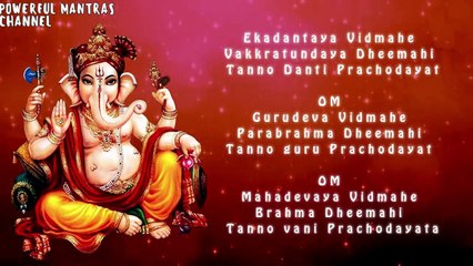 Huge Success mantra of Three Gods - Ganesha Shiva Gaytri mantra 2021