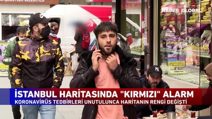 İstanbul haritasında 'kırmızı' alarm!