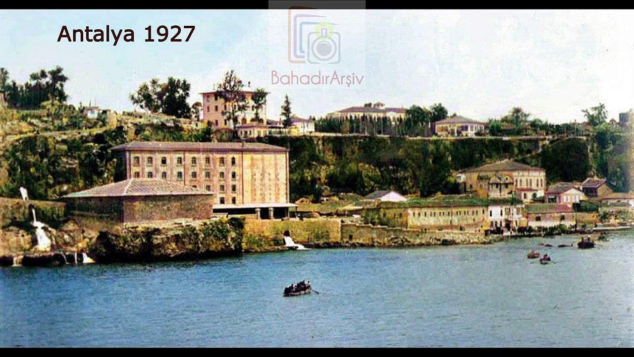 Eski Antalya - Old Antalya / Eski Türkiye - Old Turkey (Renkli - Colorized)  1910'larla 1980'ler arası görüntüler / fotoğraflar - Images / photos between 1910's and 19800's