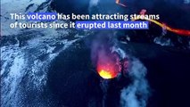 Volcano eruption in Russia's Far East lures 'daredevil' tourists