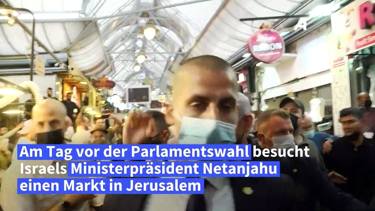 Netanjahu im Wahlkampf-Endspurt