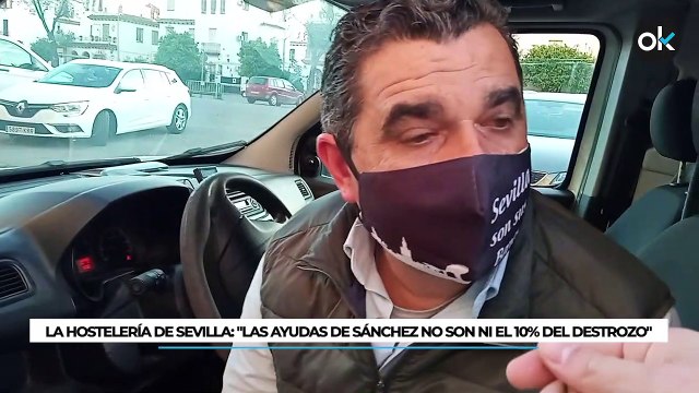 Manifestación de la hostelería en Sevilla: Las ayudas de Sánchez no suponen ni el 10% del destrozo