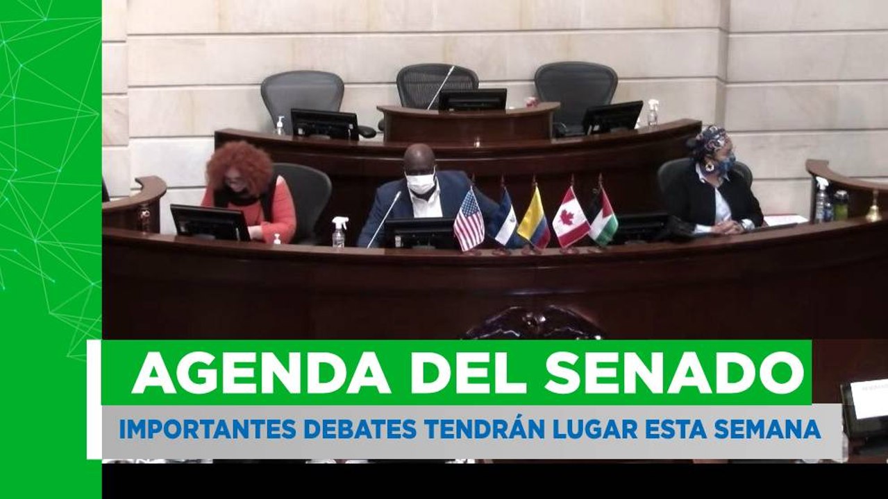 Importantes proyectos que retoman esta semana discusión en el Senado