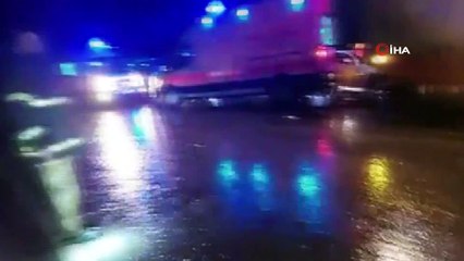 - Tır ile otomobil kafa kafaya çarpıştı: 1 ölü