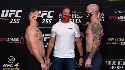 Todas as encaradas da Pesagem | UFC 255