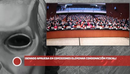 ¡Senado aprueba en comisiones eliminar condonación fiscal!