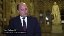 Ben Wallace calls army spending a 'detterent'