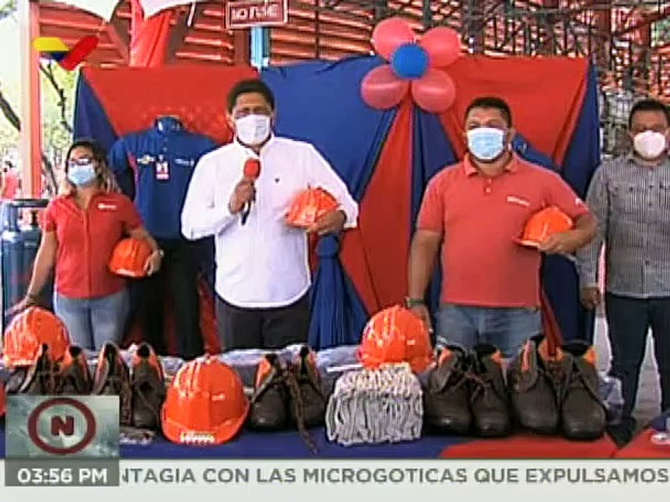 Barinas | Entregan insumos a trabajadores de la Planta de Llenado de Gas Doméstico Pedro Pérez Delgado