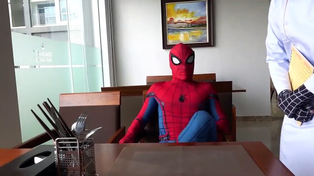 SUPERHERO in Real Life: Spider-Man Love Spaghetti, Venom Love Cooking, Deadpool Fix Water Pipe