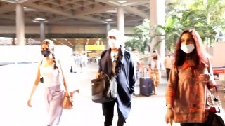Shradha Kapoor with Family returns to Mumbai after Maldives Vacation spotted at airport