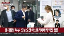 문대통령 부부, AZ 백신 접종 마쳐…업무 복귀