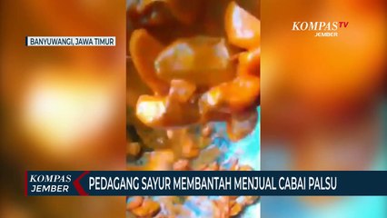 Polisi Periksa Penjual Cabai Palsu, Sampel Cabai Dibawa ke Laboratorium Untuk Diteliti