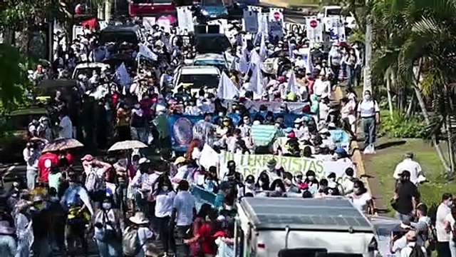 Protestas ecologistas en Argentina y El Salvador por el Día Mundial del Agua