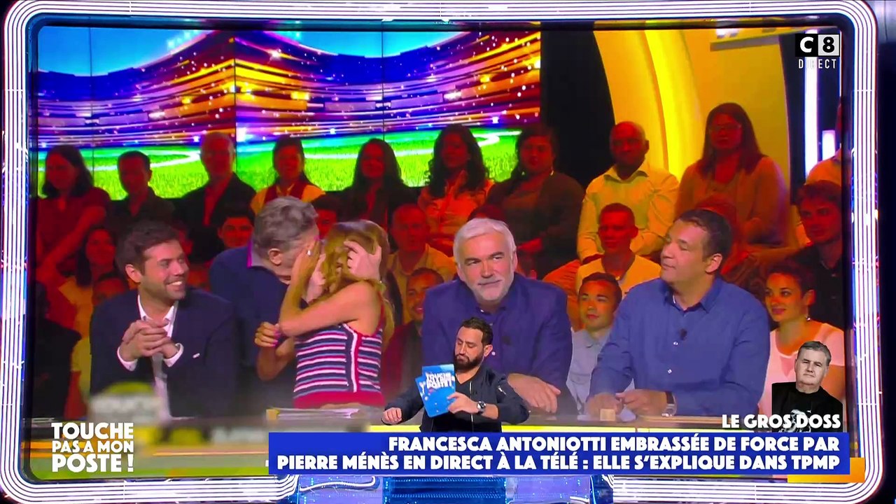 Embrassée de force par Pierre Ménès en 2016, la chroniqueuse Francesca Antoniotti s'explique : "J'ai été humiliée, mais ce n'est pas une agression sexuelle"