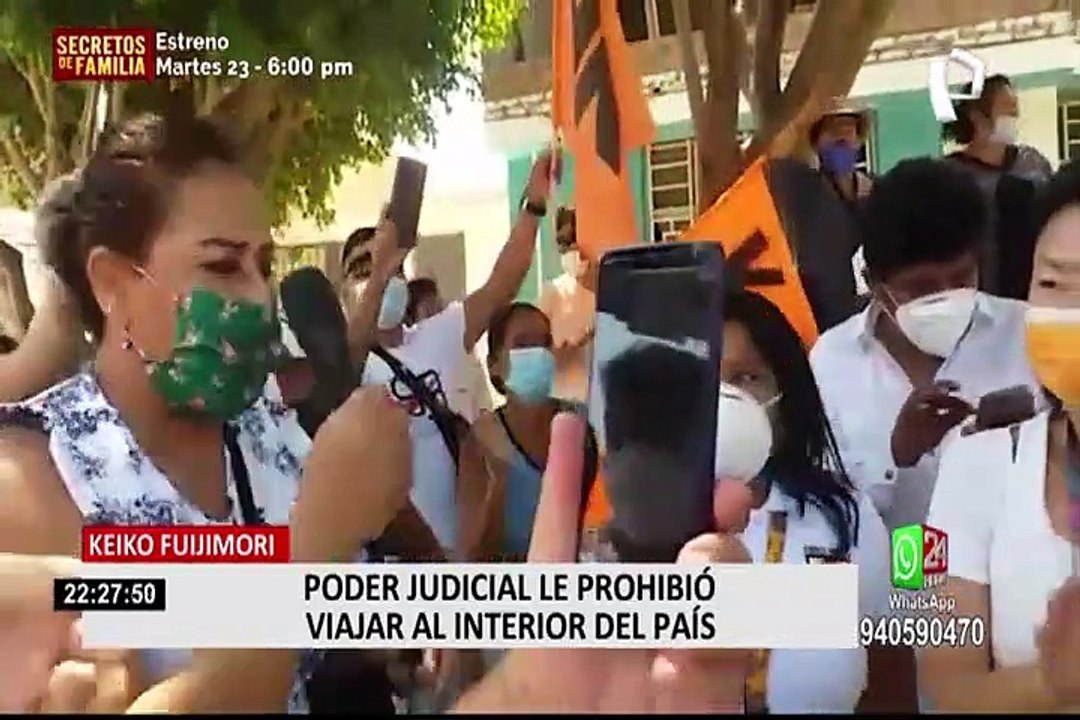 Elecciones 2021: PJ prohibió a Keiko Fujimori viajar al interior del país