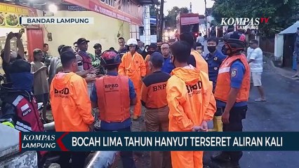 Anak 5 Tahun HIlang Terseret Arus Kali