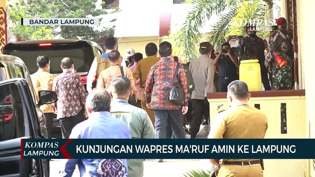 Kunjungan Kerja Wapres Ma'ruf Amin ke Lampung