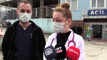 BARTIN - 3 sağlık çalışanına sözlü ve fiziki saldırıda bulunan 2 kişi serbest bırakıldı