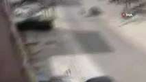 Lübnan'da başıboş at otomobile çarptı