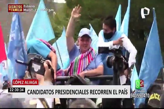 Candidatos presidenciales intensifican sus campañas a pocos días de las elecciones