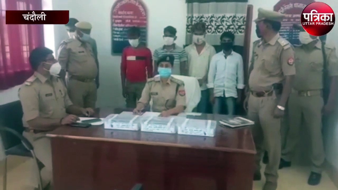 यूपी-बिहार सीमा पर बदमाशों ने पुलिस के बीच मुठभेड़, पुलिस को मिली सफलता