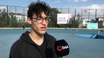 Türkiye şampiyonu olan 16 yaşındaki atletin hedefi Avrupa şampiyonu olmak