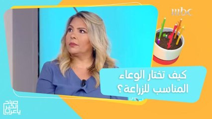 كيفية اختيار وعاء الزراعة حسب نوع النباتات