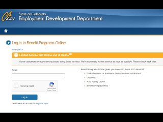 ‘Experiencing issues’ California EDD website is down