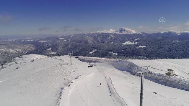 KASTAMONU - Ilgaz Dağı'nda çığ ve kurtarma tatbikatı yapıldı
