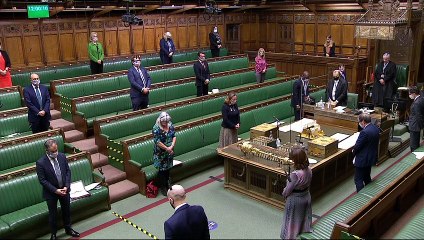 Commons observes minute of silence