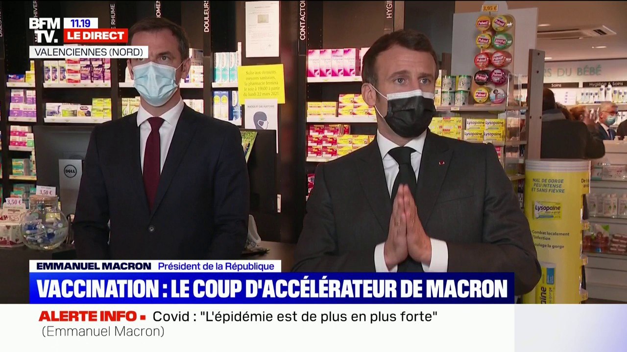 Emmanuel Macron: "Je demande à toutes les entreprises de se mettre au maximum au télétravail"
