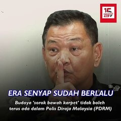 'Saya tidak mahu budaya 'The Blue Code Of Silent' dalam PDRM'