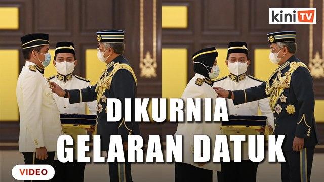 Zuraida dan Radzi Jidin dikurnia gelaran 'Datuk'