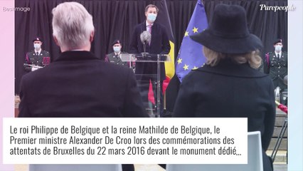 La reine Mathilde et le roi Philippe unis pour commémorer les attentats de Bruxelles