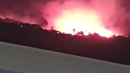 강원도 홍천에서 산불...주민 대피·헬기 진화 중 / YTN