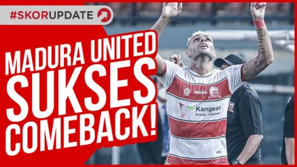 SEMPAT TERTINGGAL, MADURA UNITED MENANG 2-1 ATAS PS SLEMAN