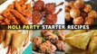 Holi Party Starters Recipes | Holi Special Chicken Snacks | Chicken Lollipop | Chicken Cheese Balls